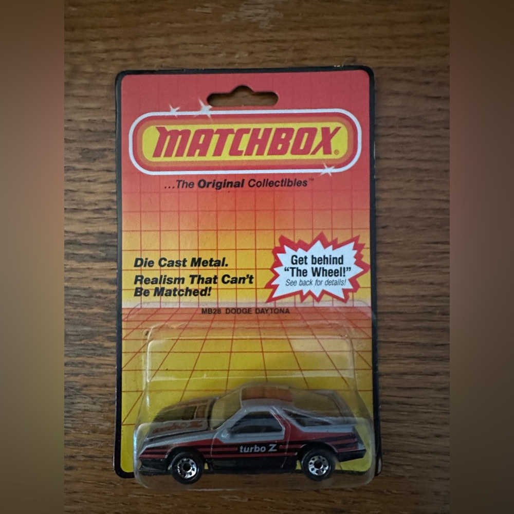 Matchbox die cast metal Dodge
Daytona vintage new in box